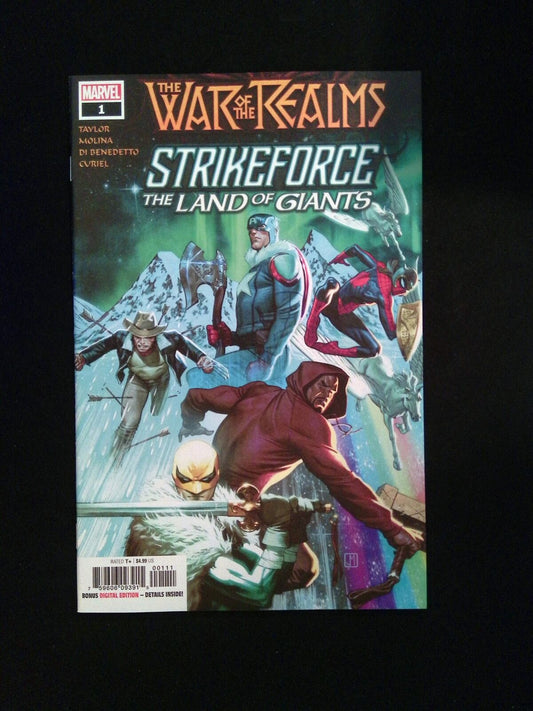 War Of The Realms Strikeforce The Land Of The Giants #1  MARVEL Comics 2019 NM-