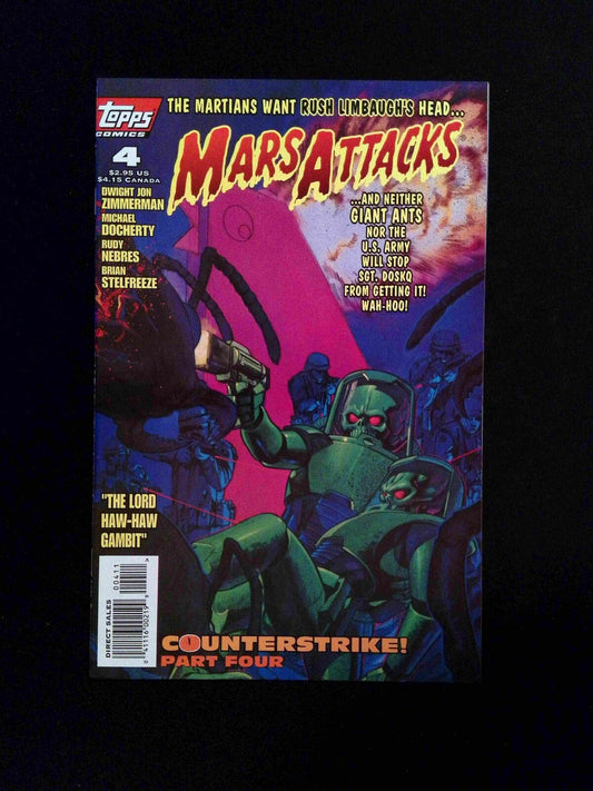 Mars Attacks #4 (2ND SERIES) TOPPS Comics 1996 VF/NM