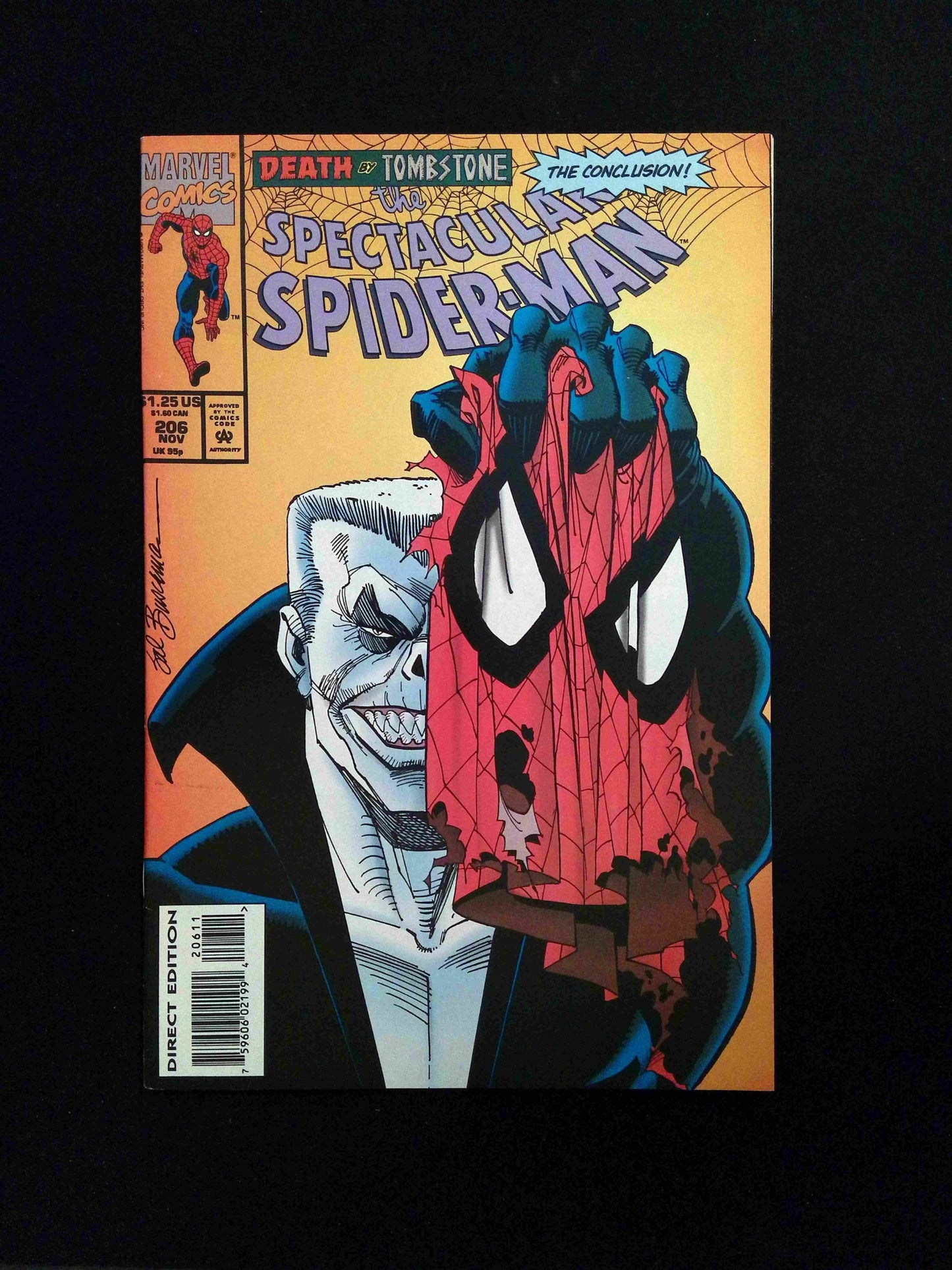 Spectacular Spider-Man #206  MARVEL Comics 1993 VF+