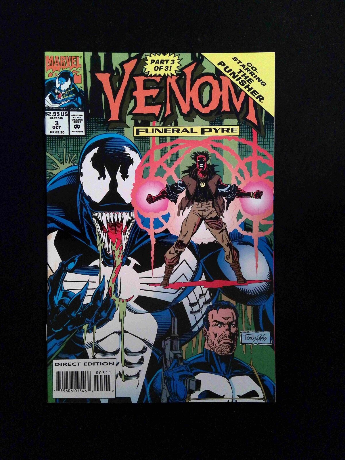 Venom Funeral Pyre #3  MARVEL Comics 1993 VF+