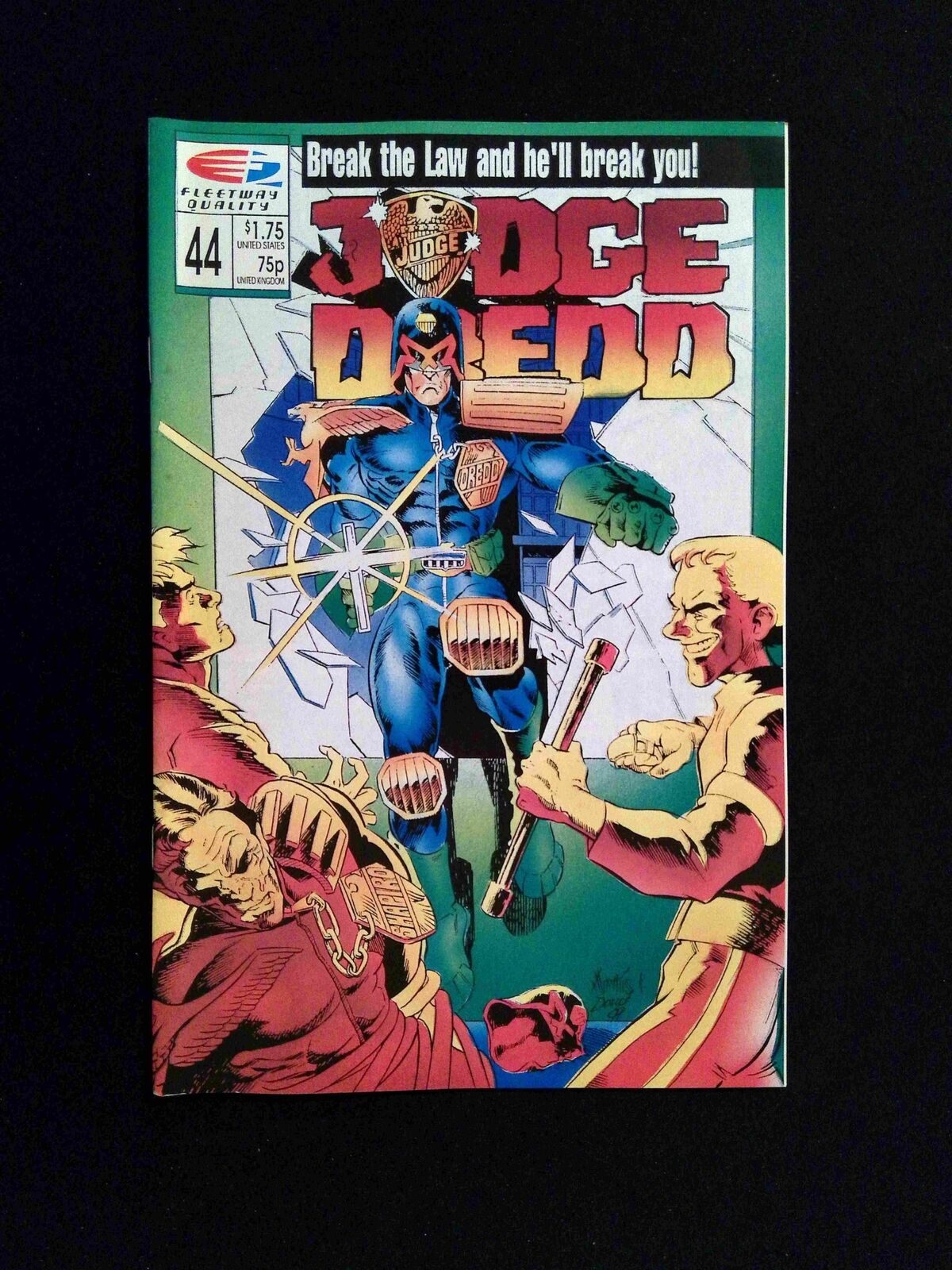 Judge Dredd #44  QUALITY Comics 1990 VF+