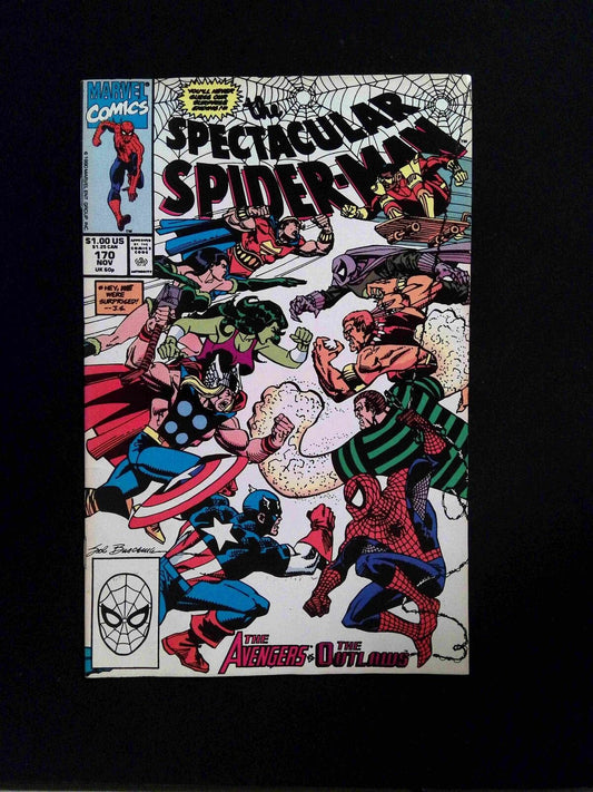 Spectacular Spider-man #170  MARVEL Comics 1990 FN+