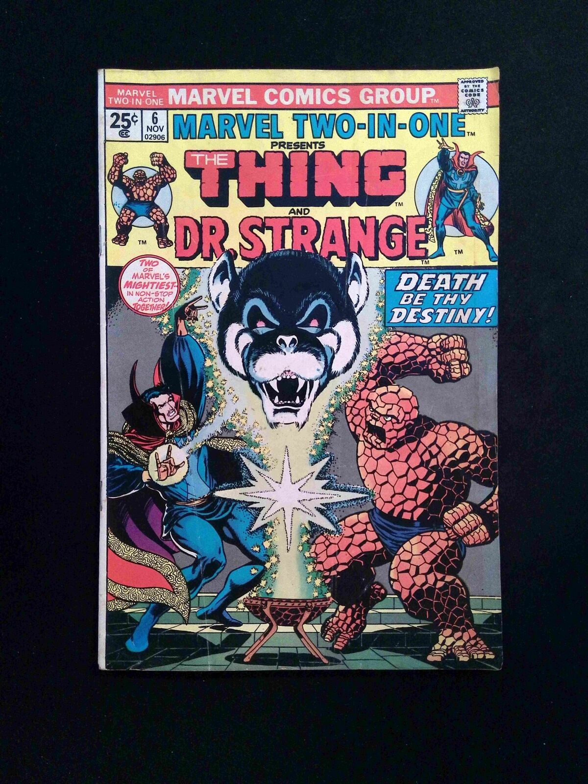 Marvel Two On One #6  Marvel Comics 1974 FN