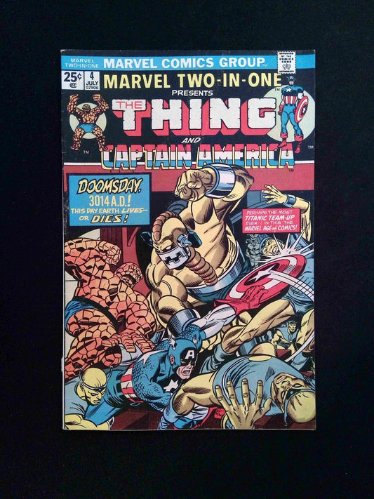 Marvel Two On One #4  Marvel Comics 1974 FN/VF