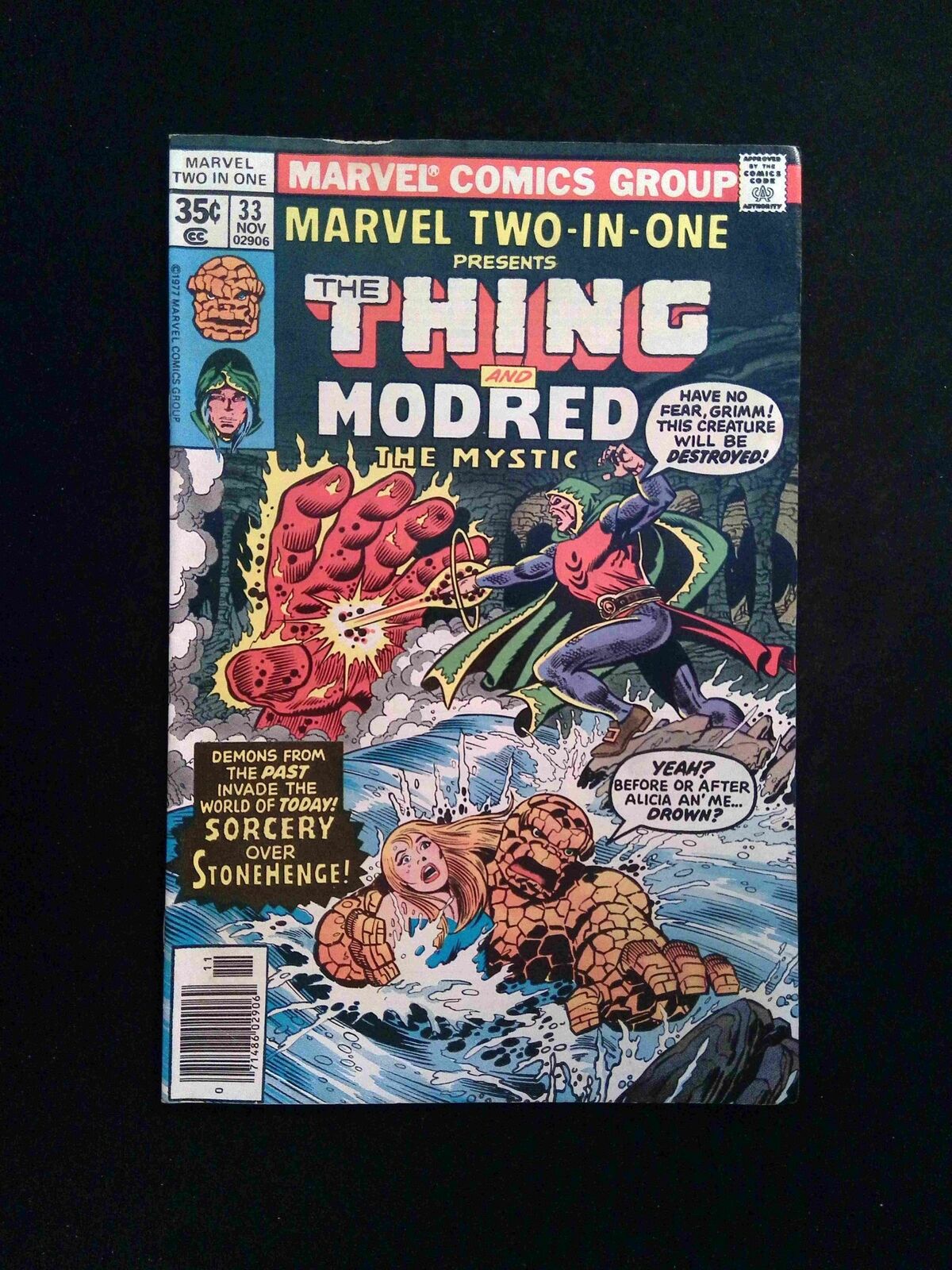 Marvel Two On One #33  Marvel Comics 1977 FN Newsstand