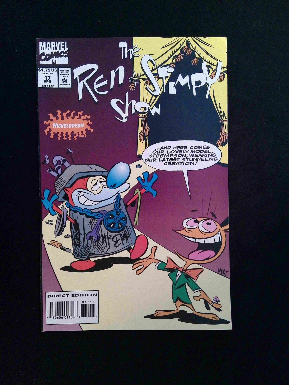 Ren And Stimpy Show #17  Marvel Comics 1994 NM