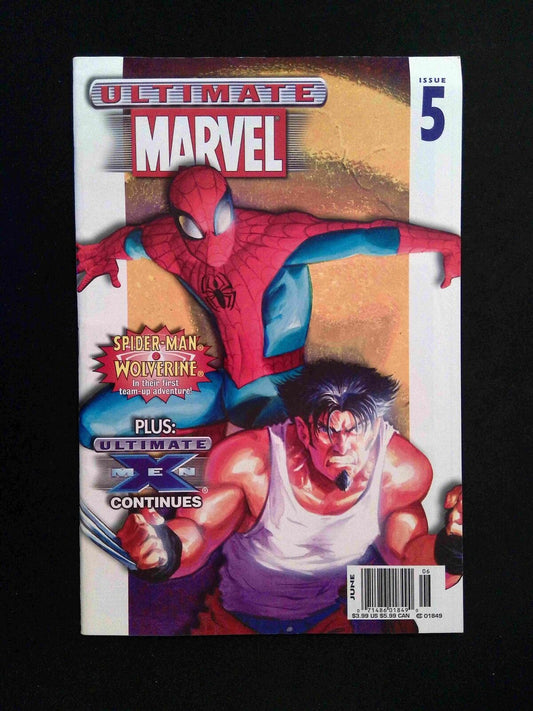 Ultimate Marvel Magazine #5  Marvel Comics 2001 VF Newsstand