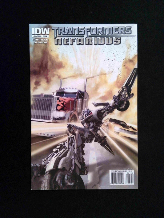 Transformers Nefarious #5  IDW Comics 2010 NM