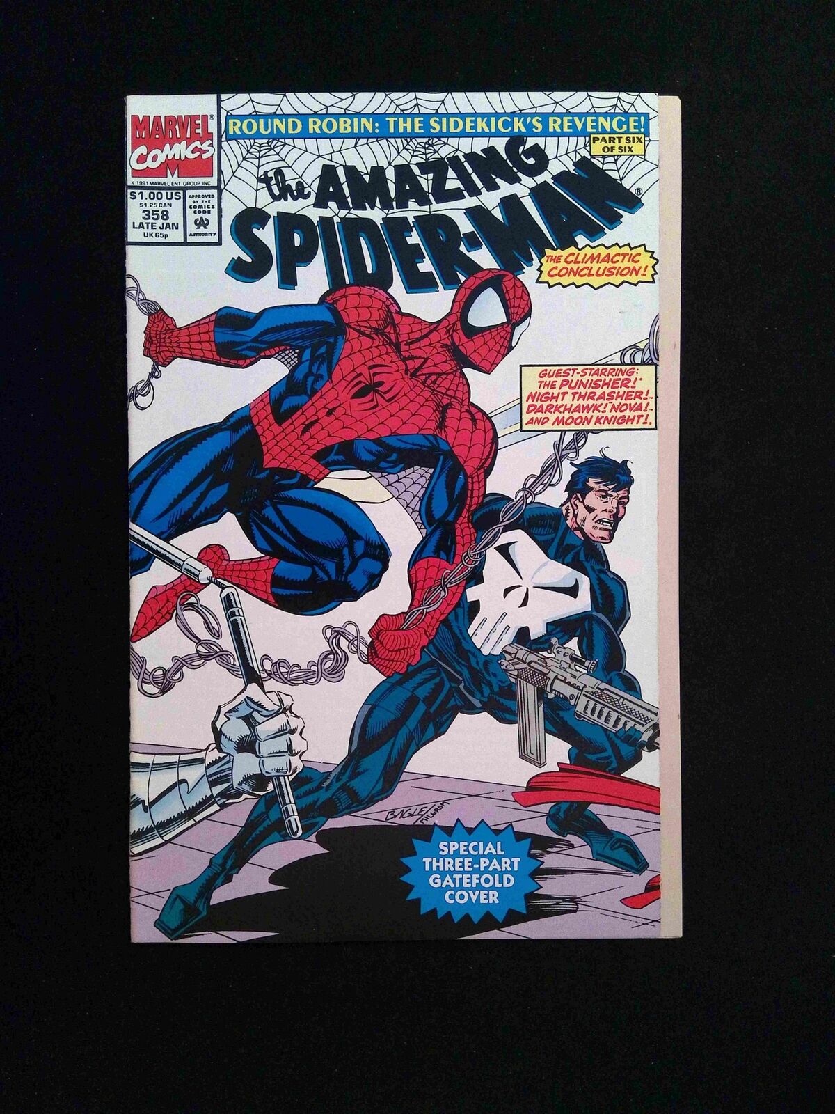 AMAZING SPIDER-MAN #358  MARVEL COMICS 1992 VF+