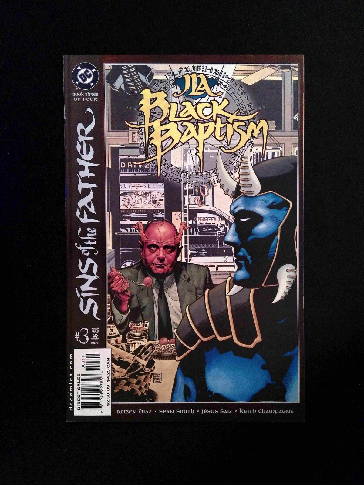 JLA Black Baptism #3  DC Comics 2001 VF