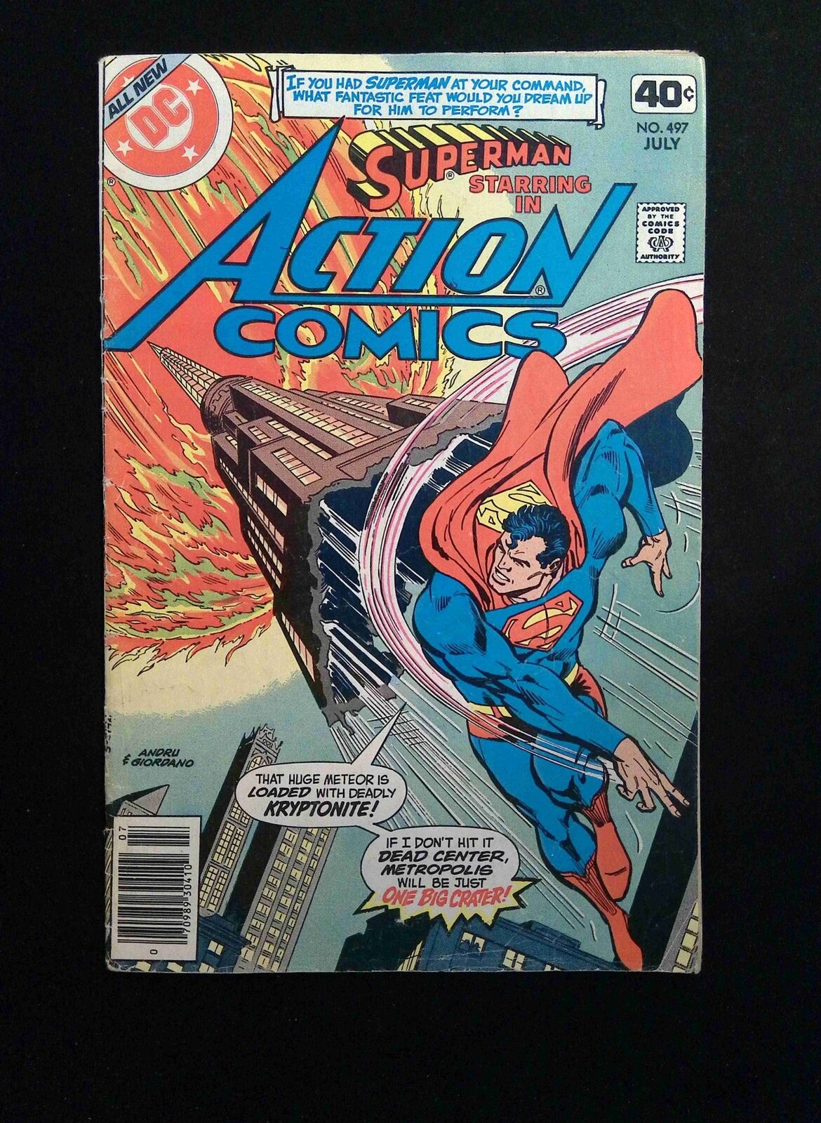 Action Comics #497  DC Comics 1979 VG+ NEWSSTAND