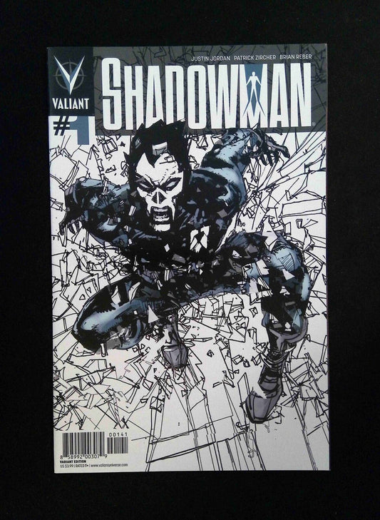 Shadowman #1D (4TH SERIES) VALIANT 2012 NM  Sienkiewicz 1:50 ratio variant