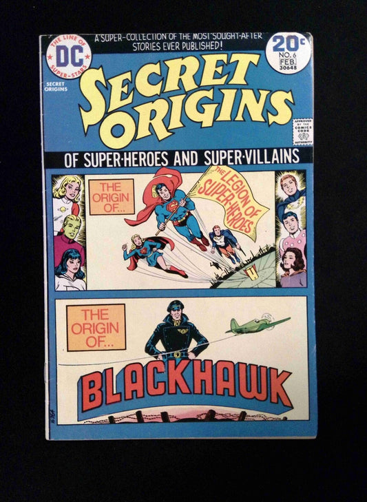 Secret OriGins #6  DC Comics 1974 VF