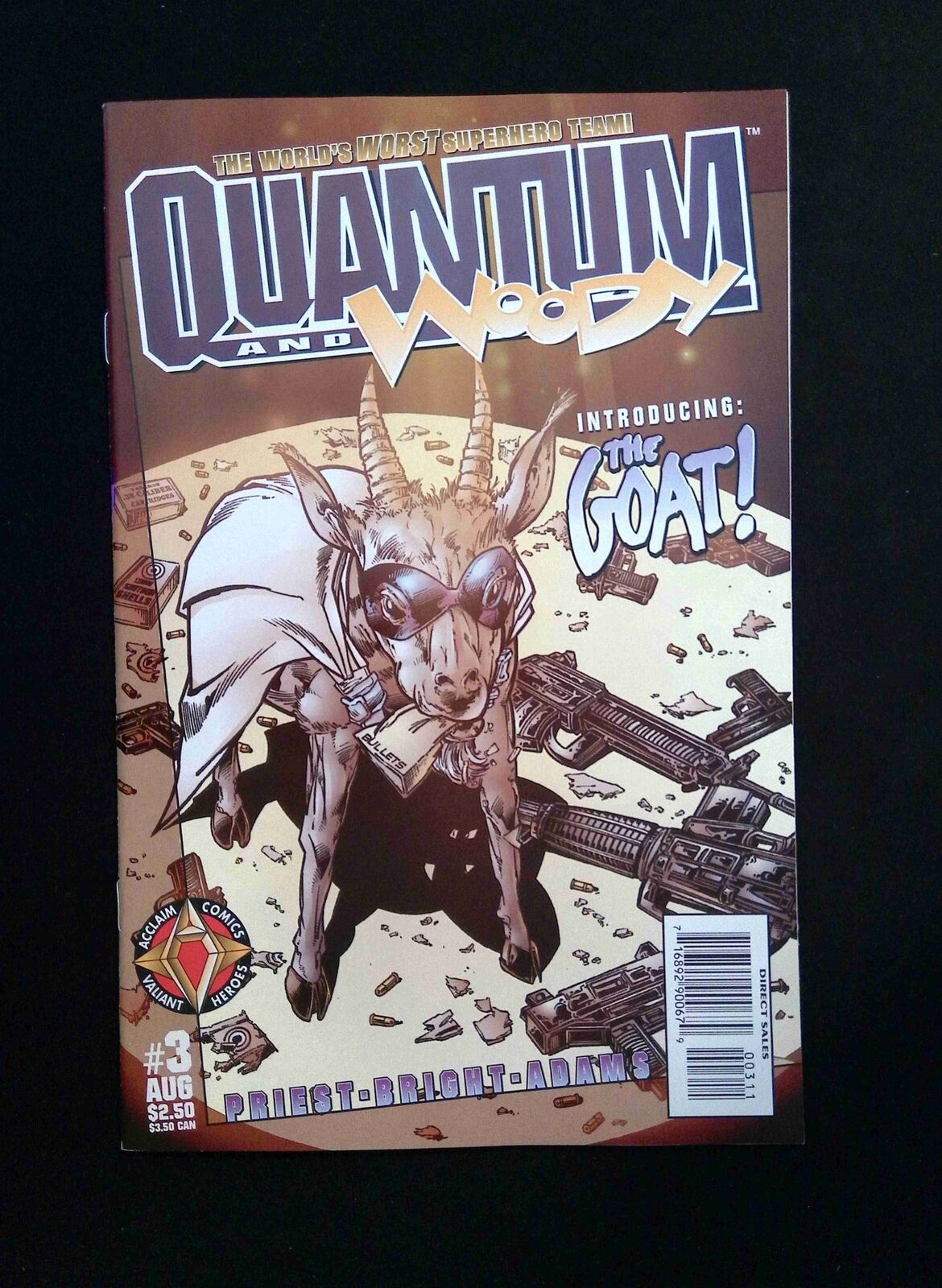 Quantum And Woody #3  ACCLAIM Comics 1997 NM