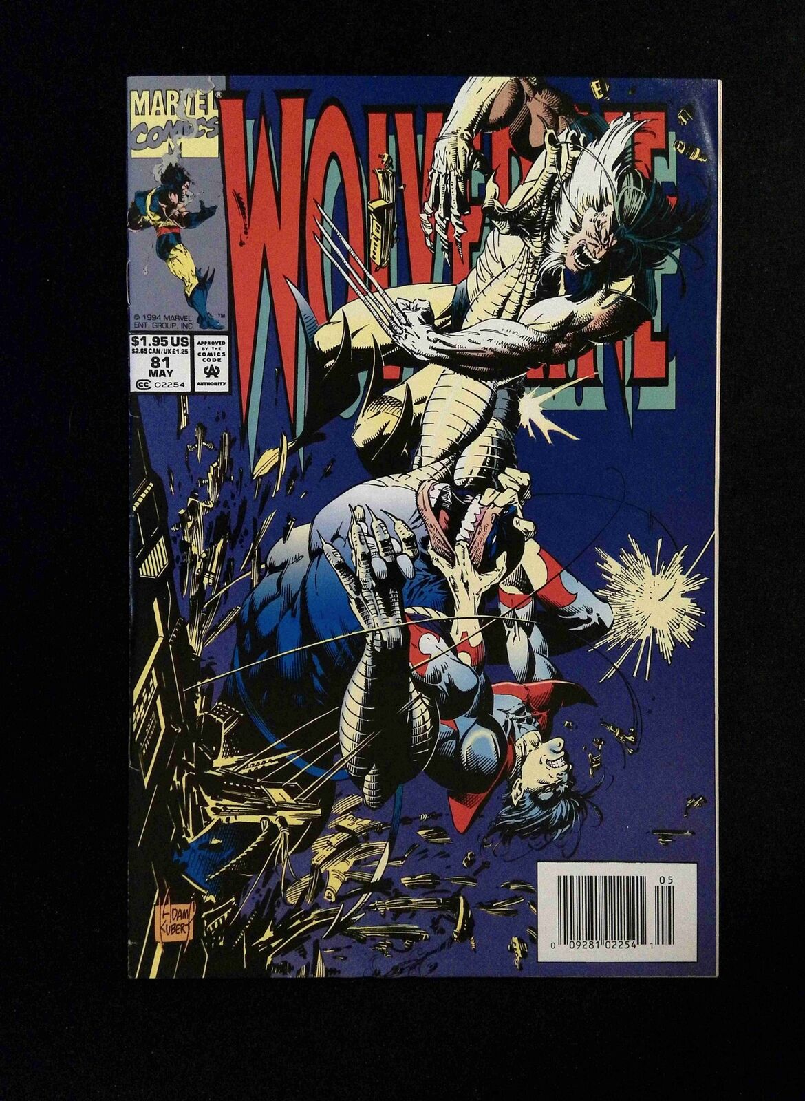 Wolverine #81  MARVEL Comics 1994 FN/VF NEWSSTAND