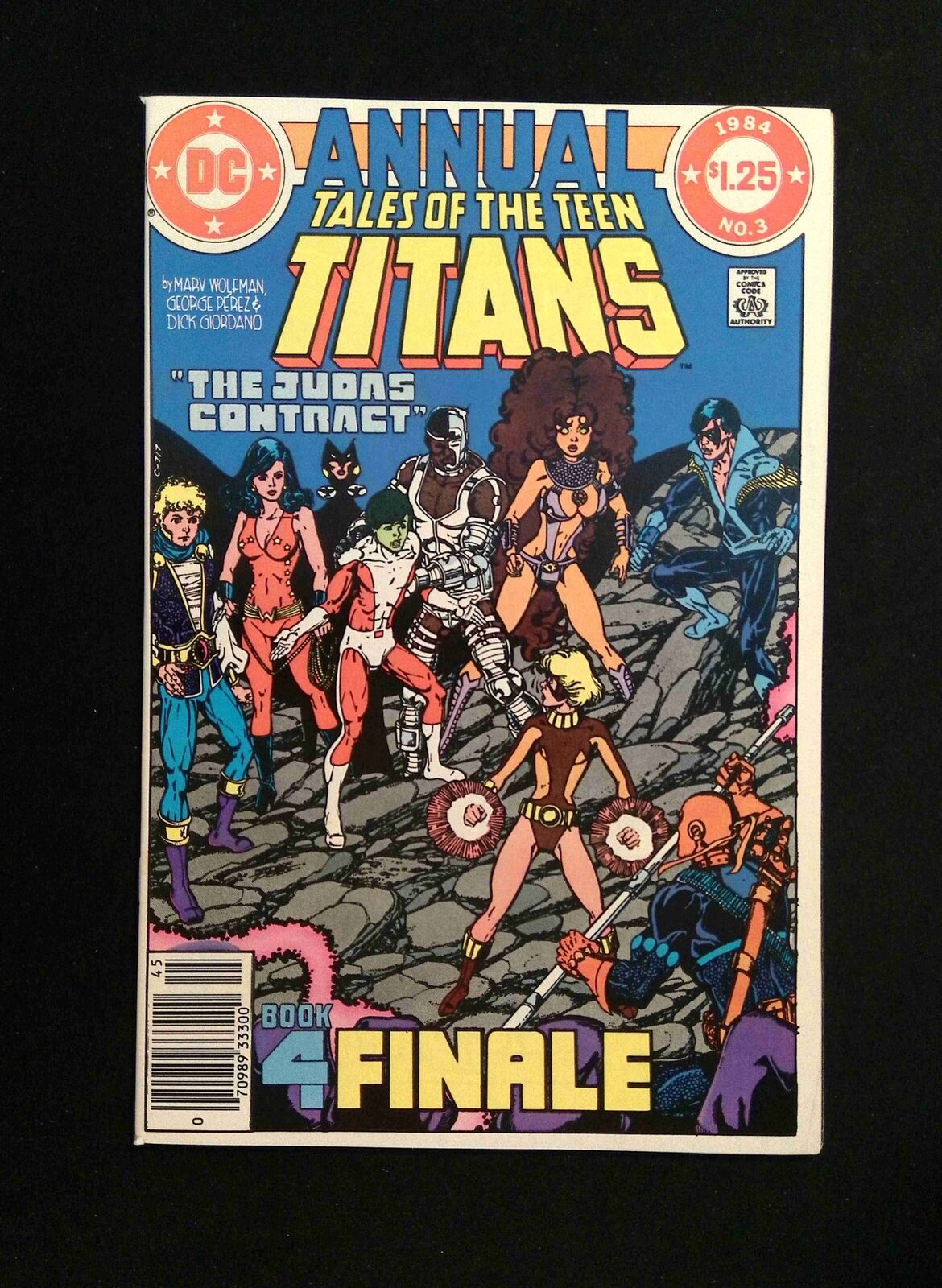 Tales Of The Teen Titans Annual #3  DC Comics 1984 VF+ NEWSSTAND