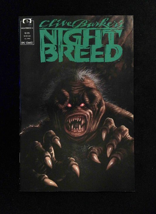 Nightbreed Clive Barker #4  MARVEL/EPIC Comics 1990 VF+