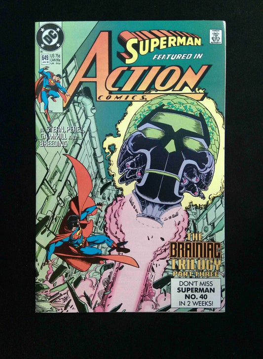 Action Comics #649  DC Comics 1990 NM