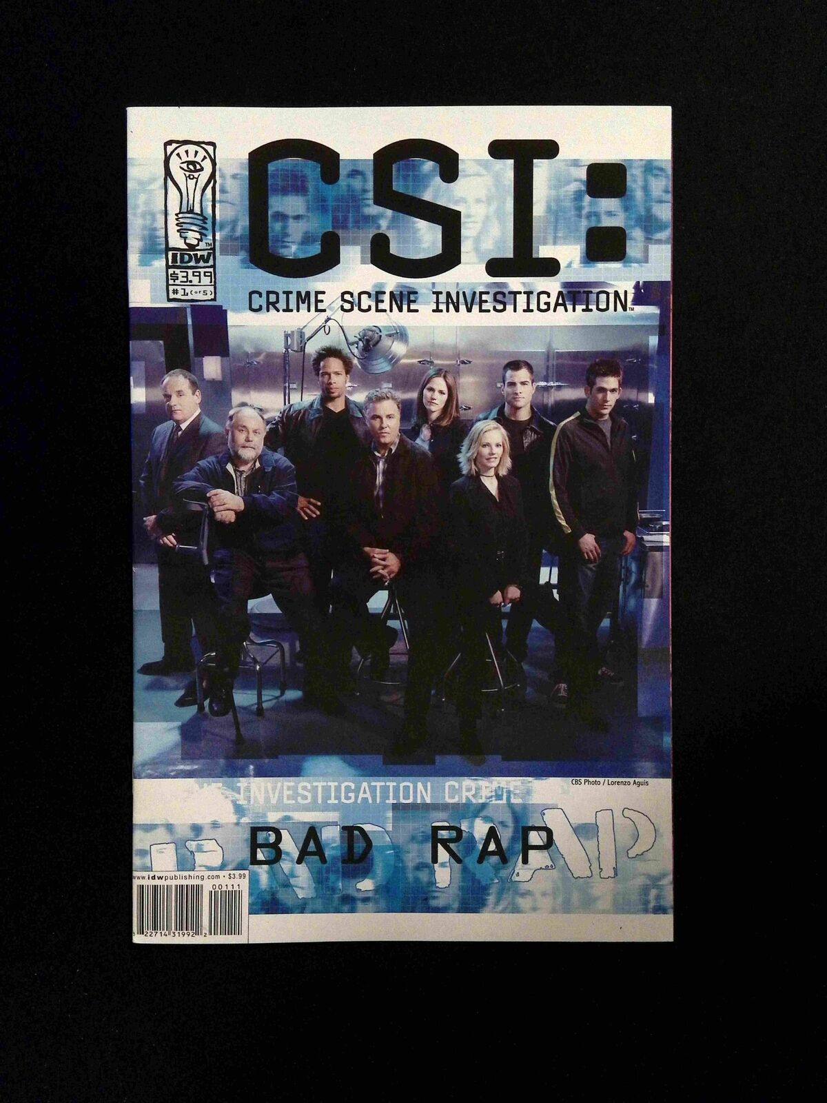 CSI Bad Rap #1  IDW Comics 2003 VF/NM