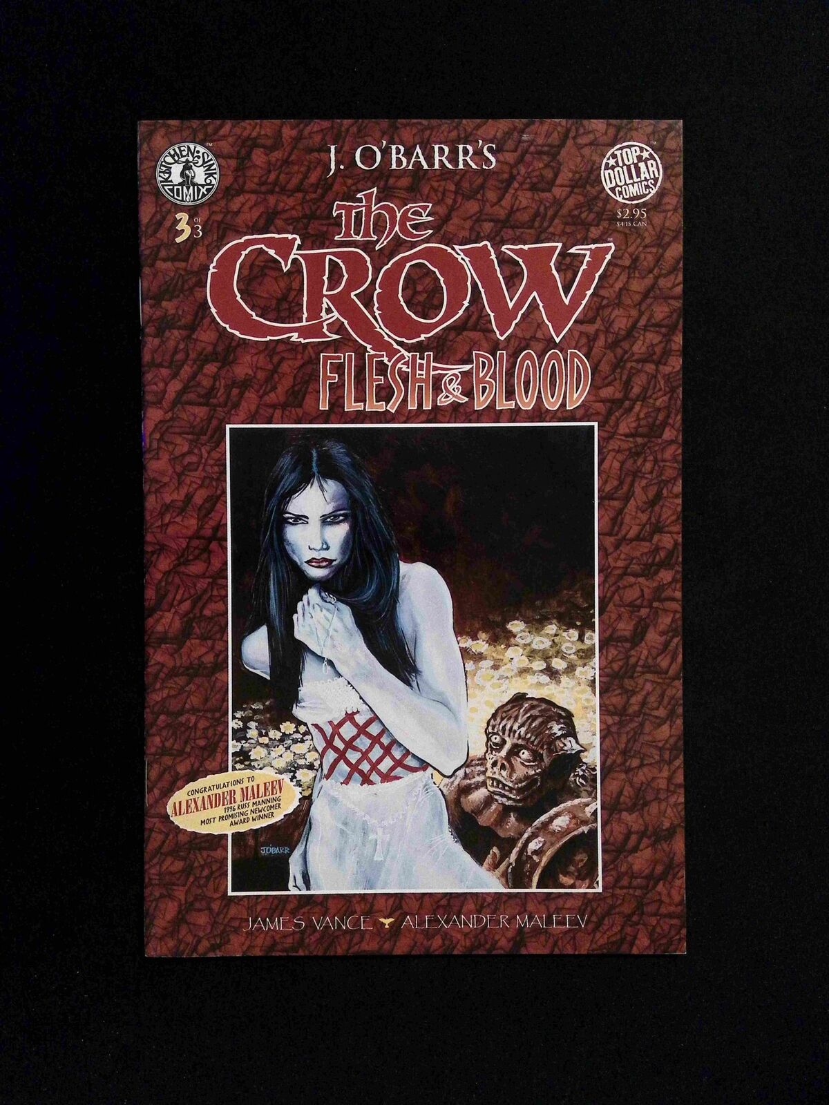 Crow Flesh and Blood #3  KITCHEN SINK Comics 1996 NM-