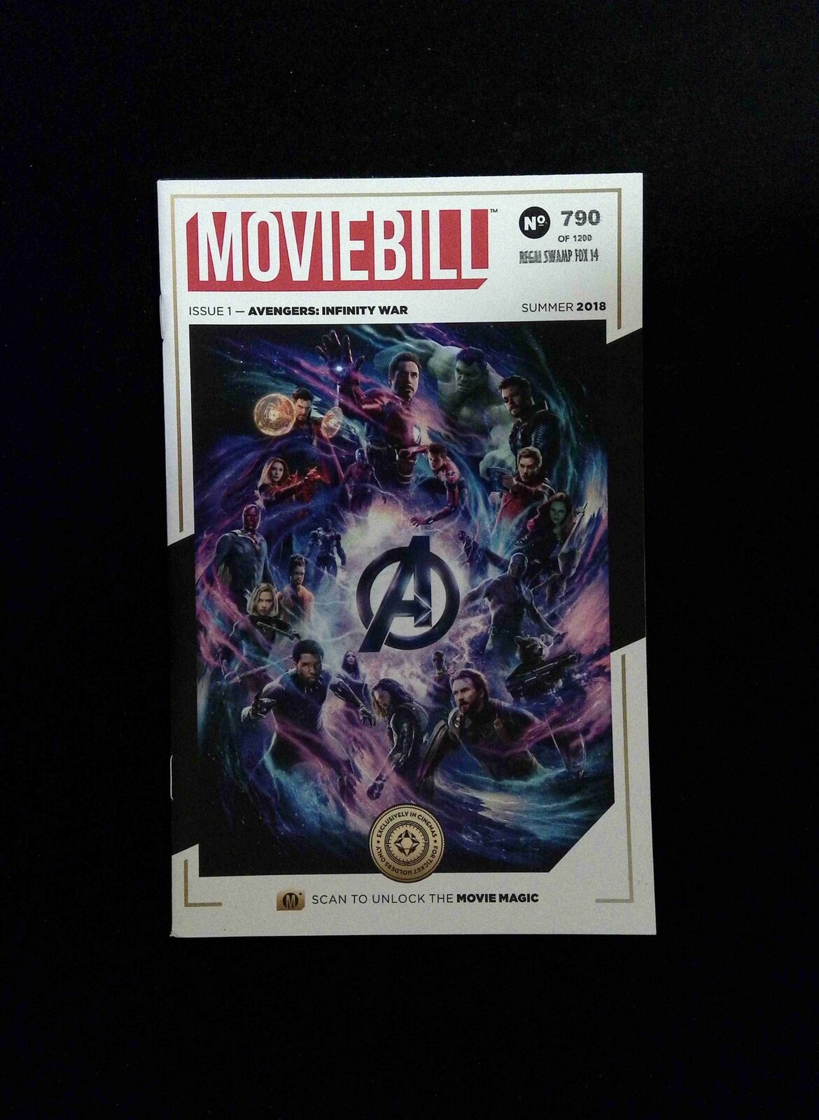 Movie Bill Avengers Infinity War #1  MARVEL Comics 2018 NM