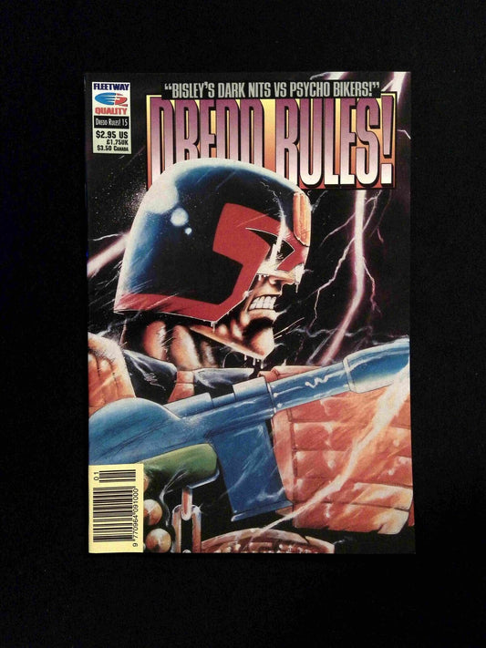 Dredd Rules  #15  FLEETWAY Comics 1993 NM+ NEWSSTAND