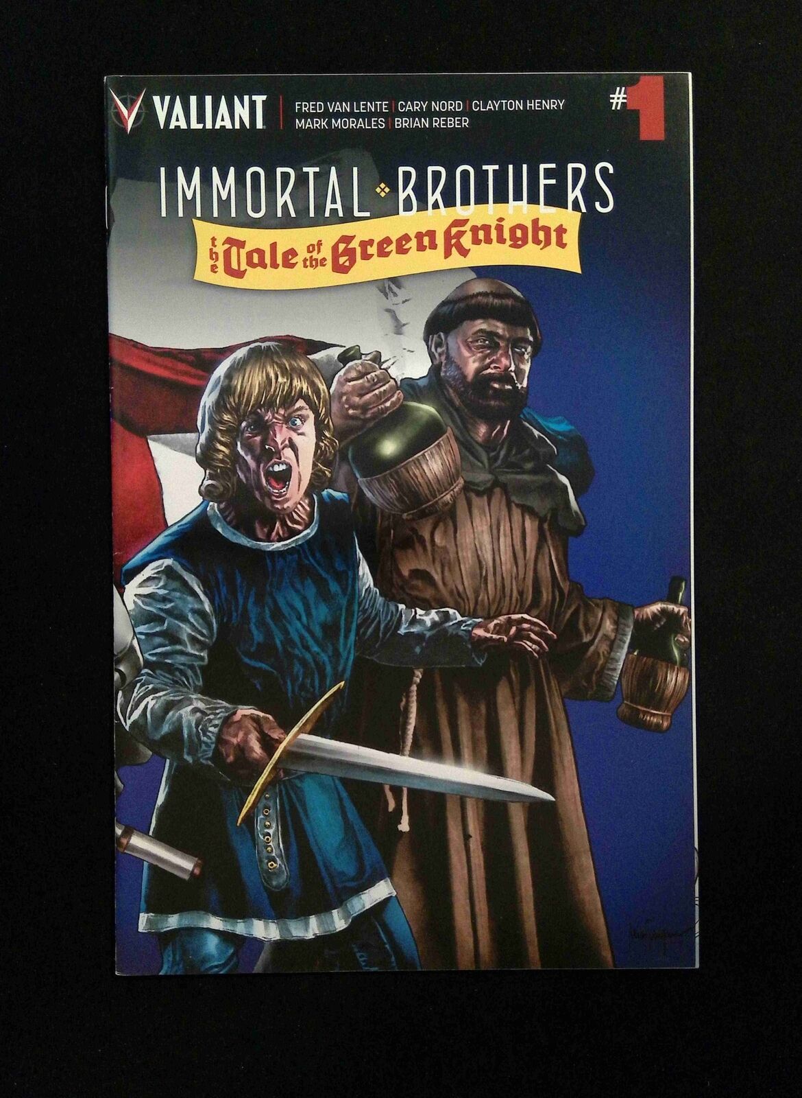 Immortal Brothers The Tale of the Green Knight #1B VALIANT 2017 VF+ VARIANT