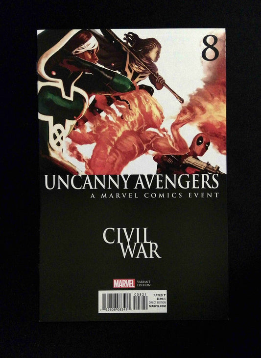 Uncanny Avengers #8B (3RD SERIES) MARVEL Comics 2016 NM-  HANS VARIANT