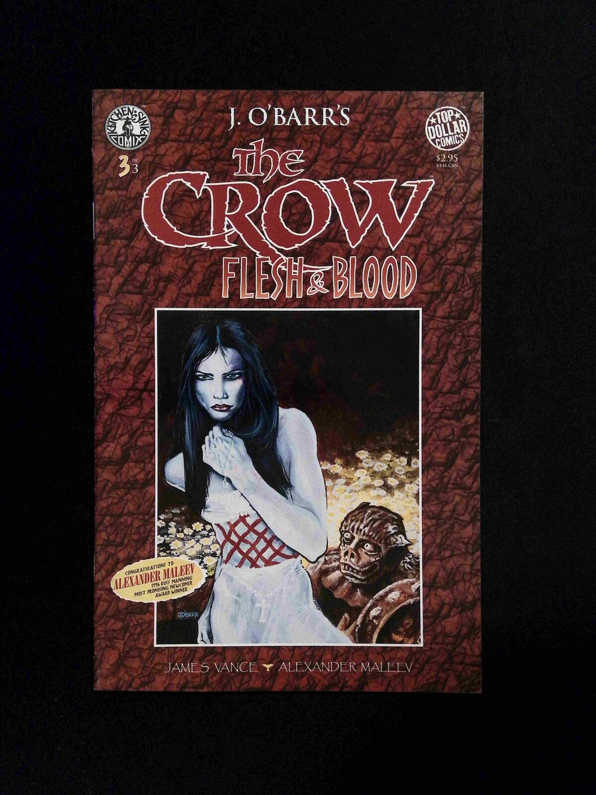 Crow Flesh and Blood #3  KITCHEN SINK Comics 1996 VF+