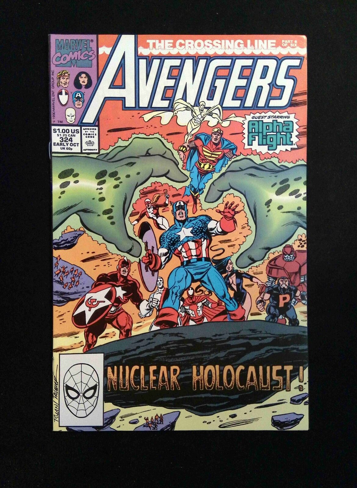 Avengers  #324  MARVEL Comics 1990 VF+
