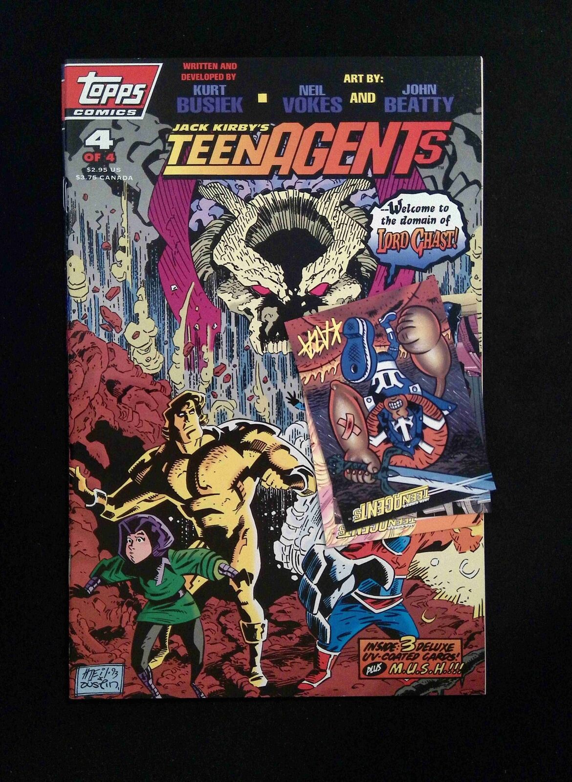 Jack Kirby's Teenagents #4  TOPPS Comics 1993 NM