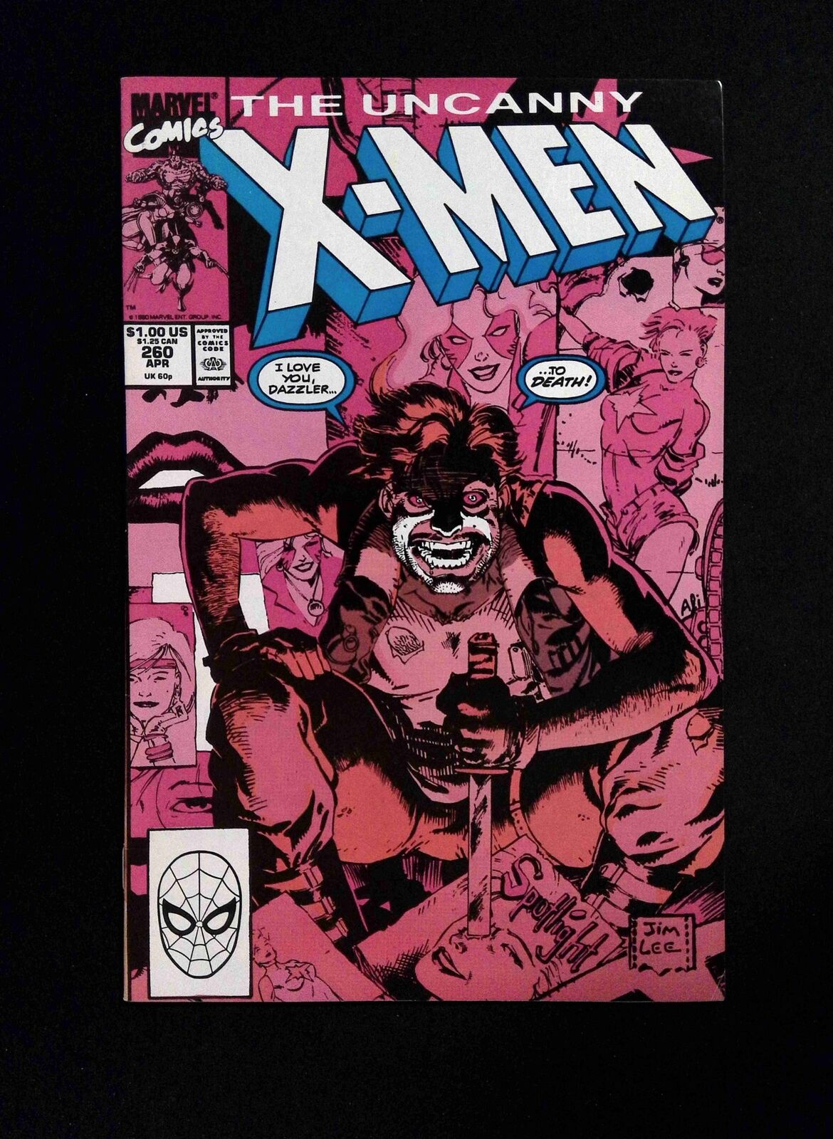 Uncanny X-Men #260  MARVEL Comics 1990 VF+