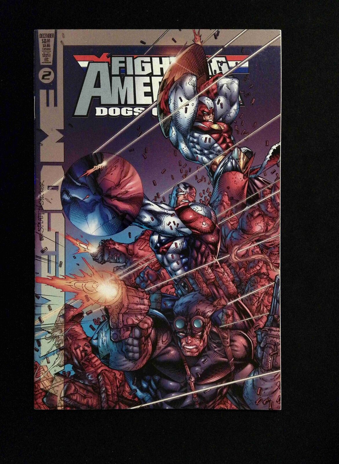 Fighting American Dogs of war #2  AWESOME Comics 1998 FN/VF