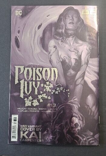 POISON IVY #13 DC (2023) 1:50 KAI CARPENTER VIRGIN FOIL Variant 9.8 CGC CADIDATE