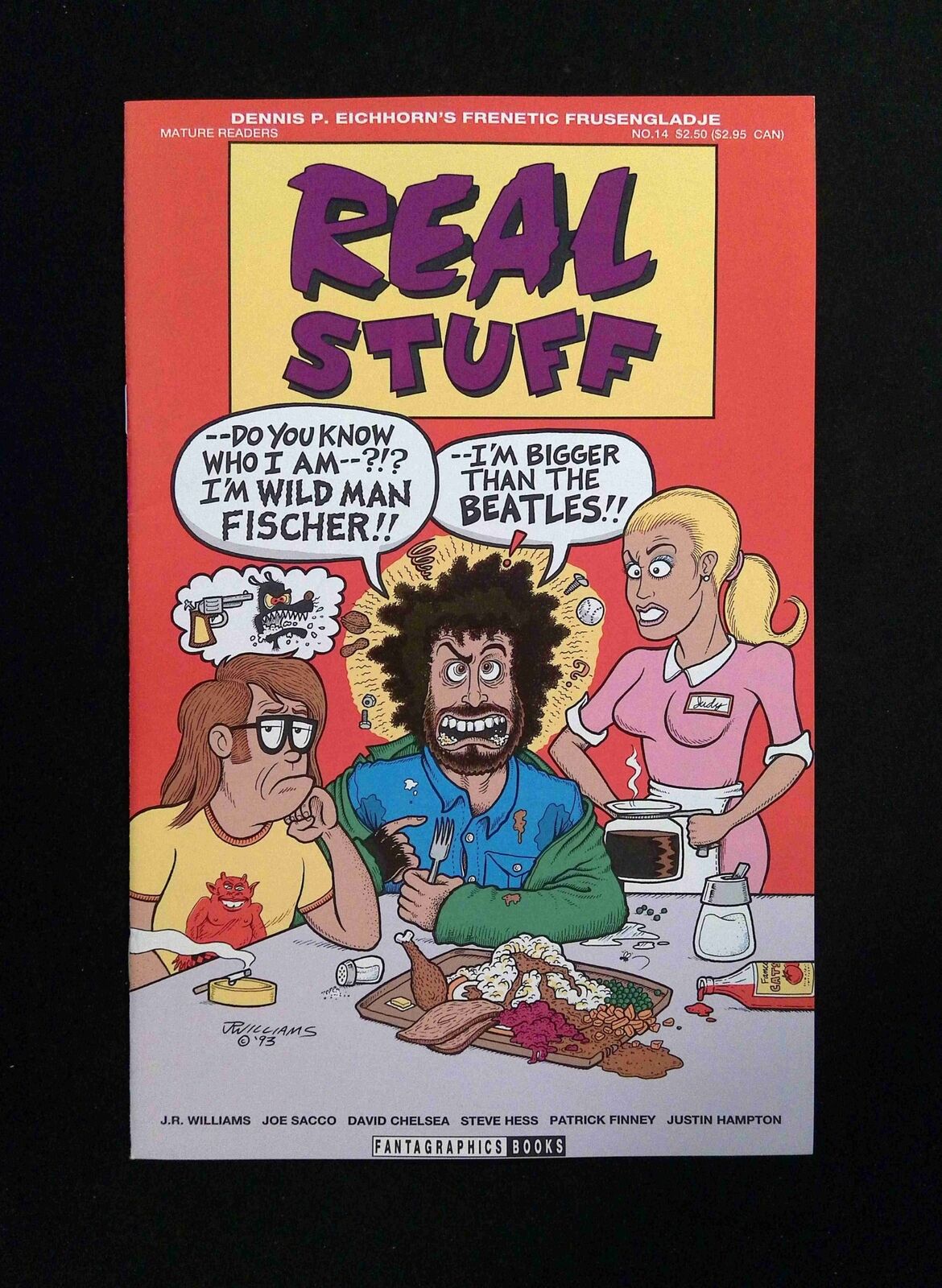 Real Stuff #14  FANTGRAPHICS Comics 1993 NM-