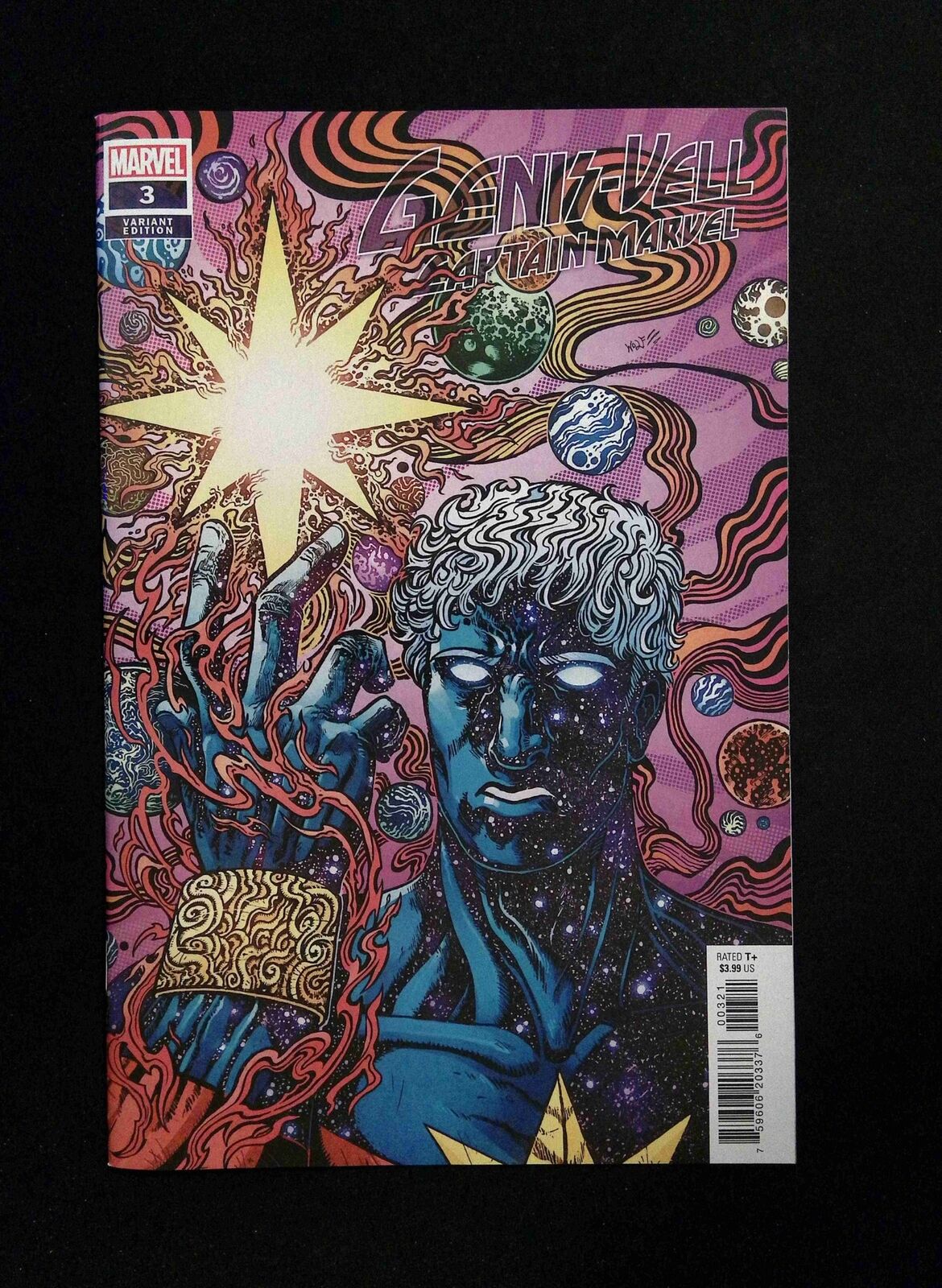 Genis-Vell Captain Marvel #3B  Marvel Comics 2022 NM+  Wolf Variant