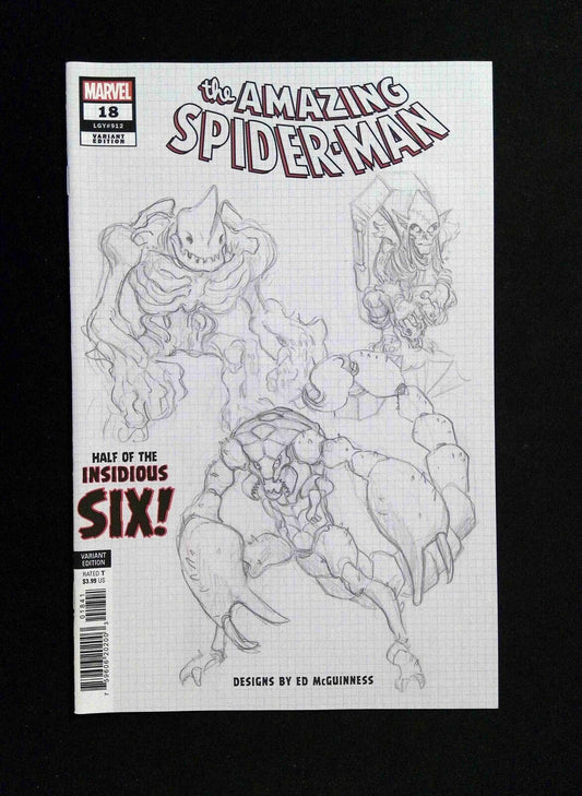 Amazing Spider-Man #18D (7th Series) Marvel Comics 2023 NM+  McGuinness Variant