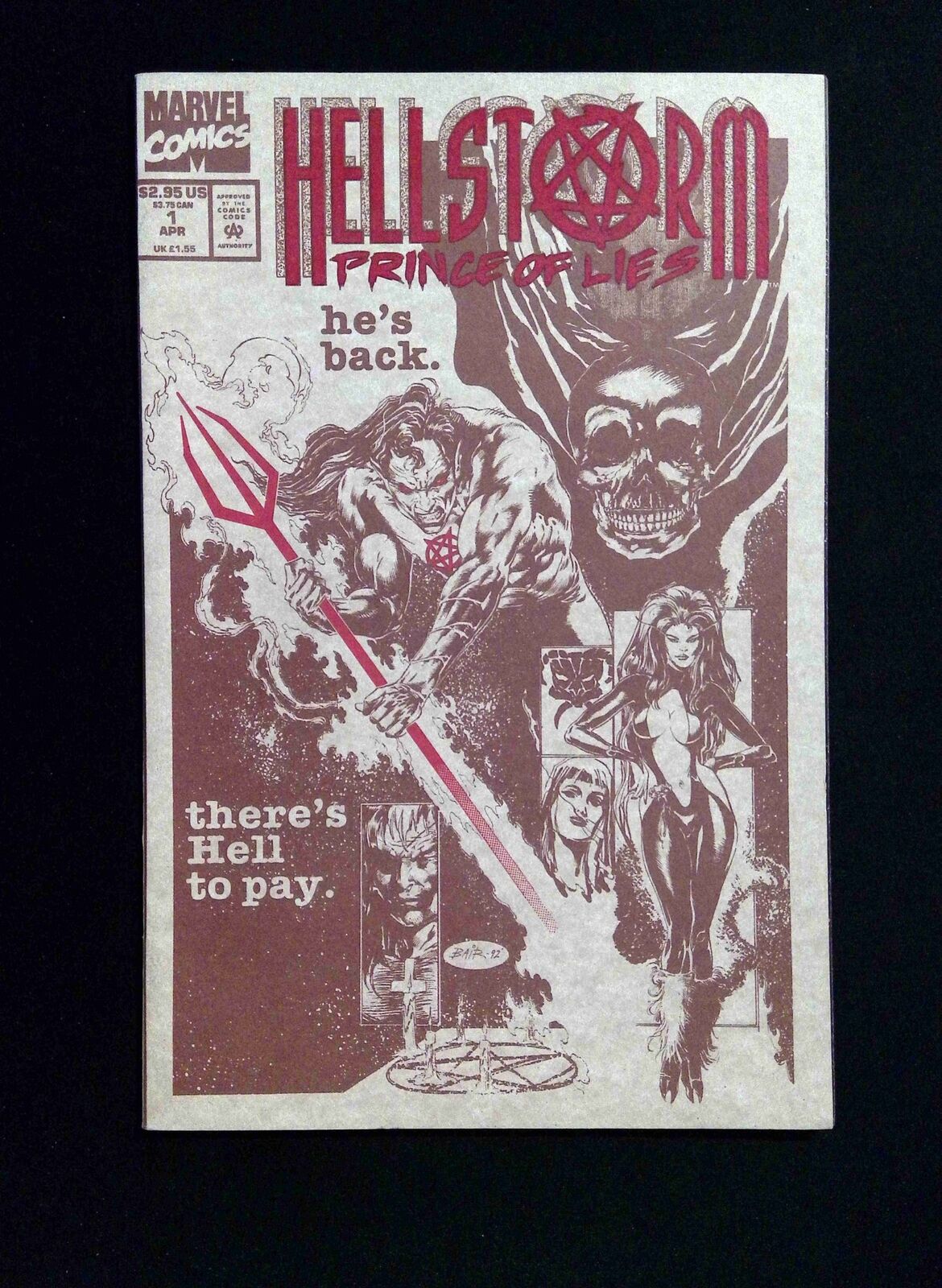 Hellstorm Prince of Lies #1  Marvel Comics 1993 NM+