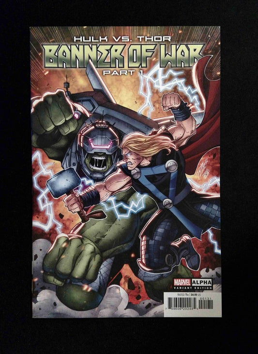 Hulk vs. Thor Banner of War Alpha #1C  Marvel Comics 2022 NM  Lim Variant