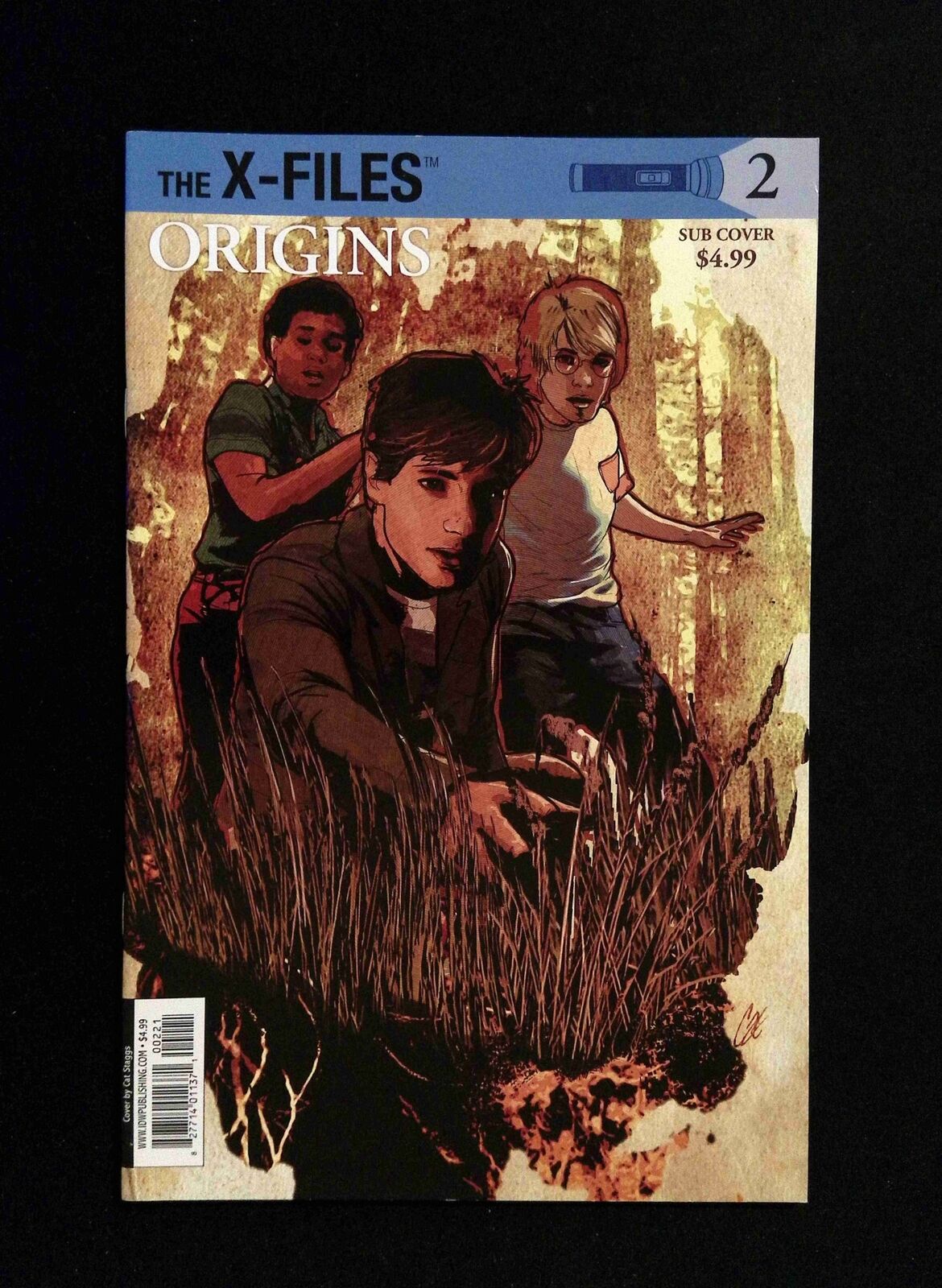 X-Files Origins #2SUB  IDW Comics 2016 NM+  Staggs Variant