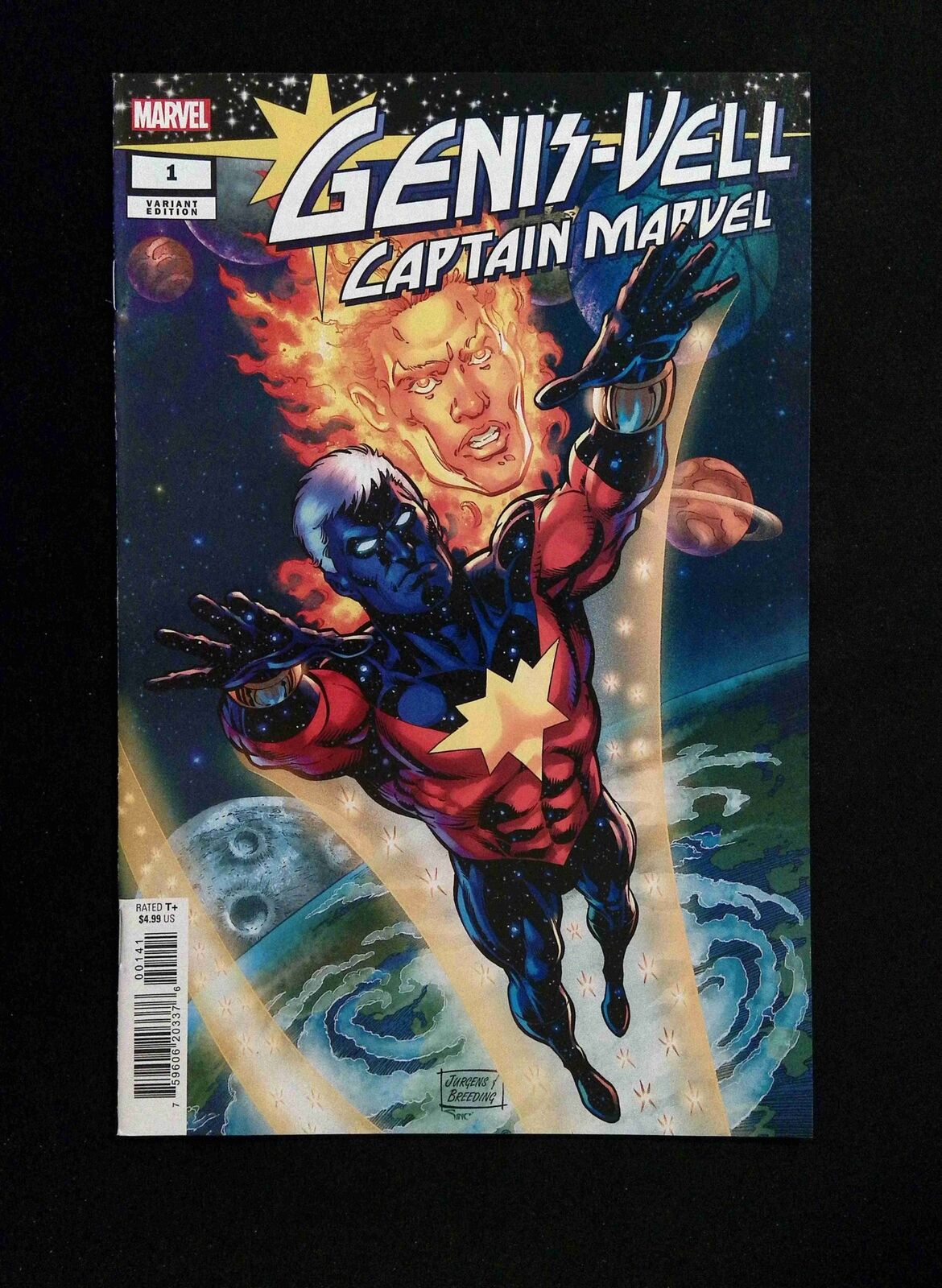 Genis-Vell Captain Marvel #1D  Marvel Comics 2022 VF/NM  Jurgens Variant