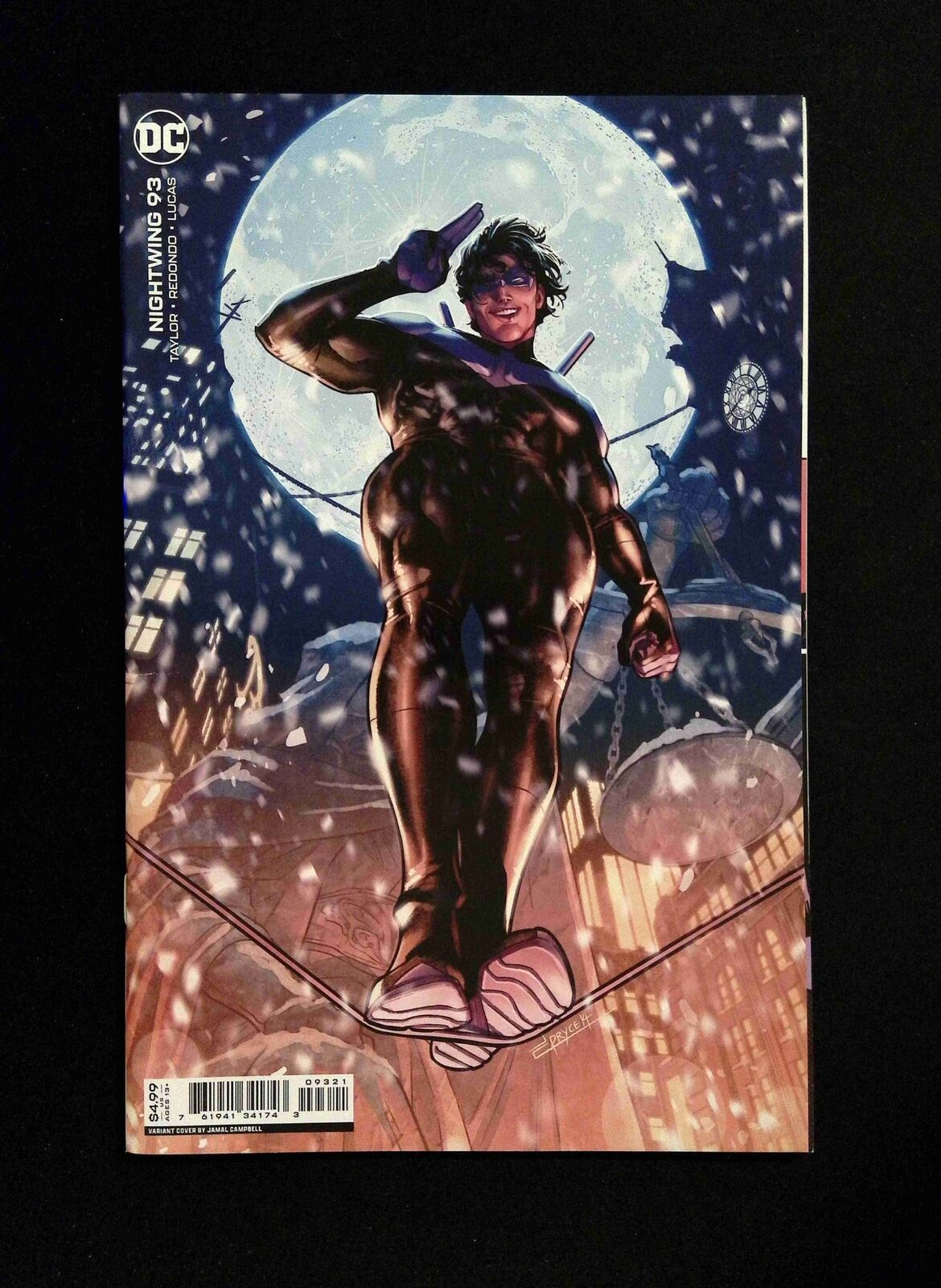 Nightwing #93B  DC Comics 2022 VF/NM  Campbell Variant