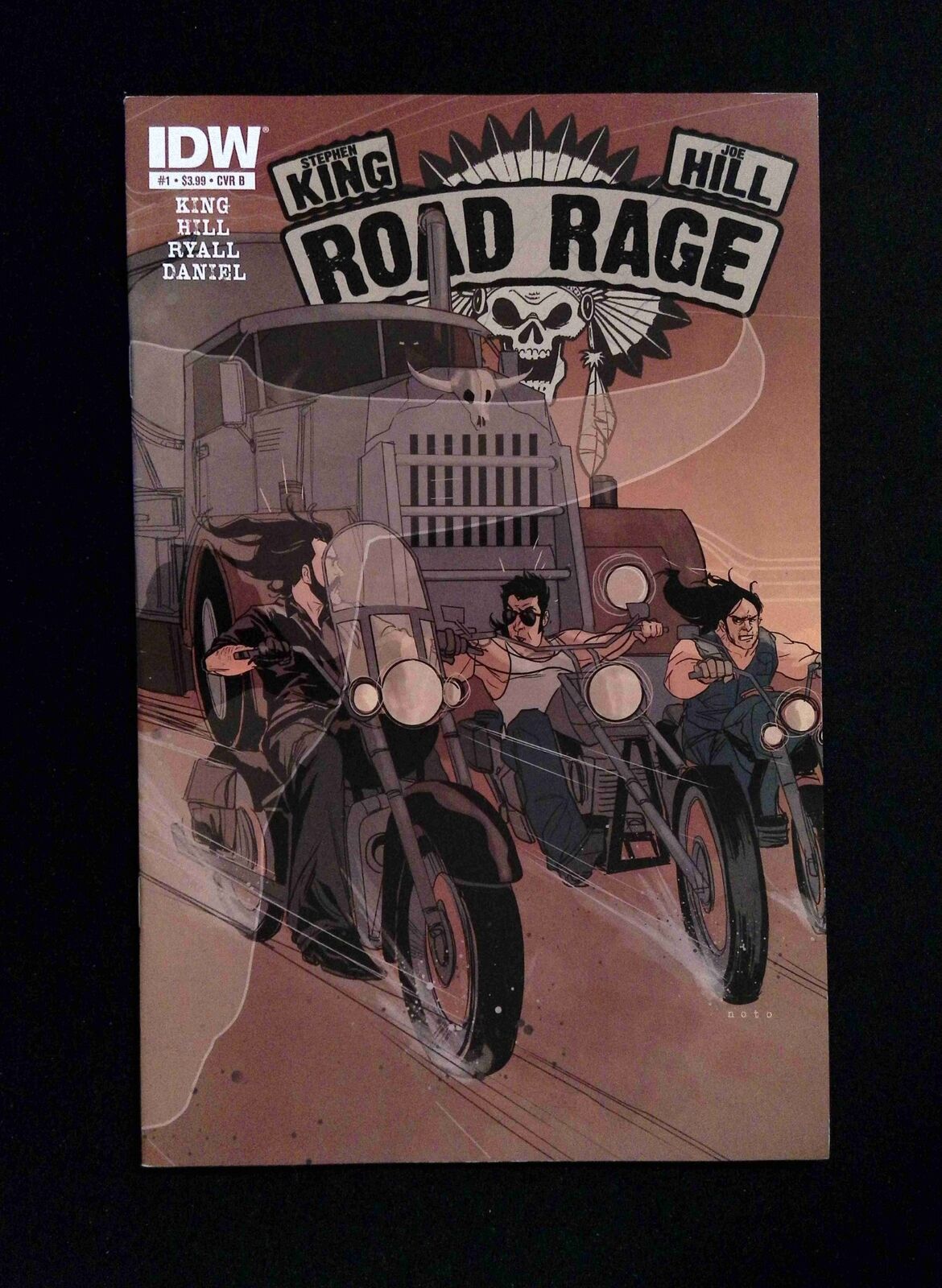 Road Rage #1B  IDW Comics 2012 NM-  Noto Variant