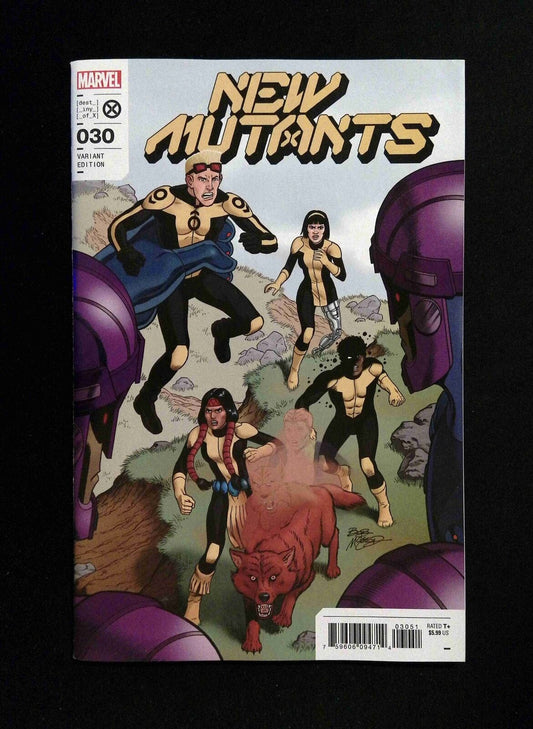 New Mutants #30E  Marvel Comics 2022 VF+  McLeod Variant