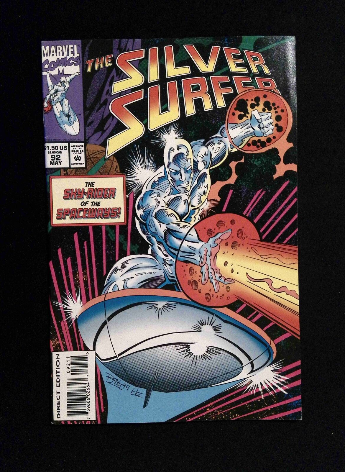 Silver Surfer #92 (2nd Series) Marvel Comics 1994 VF