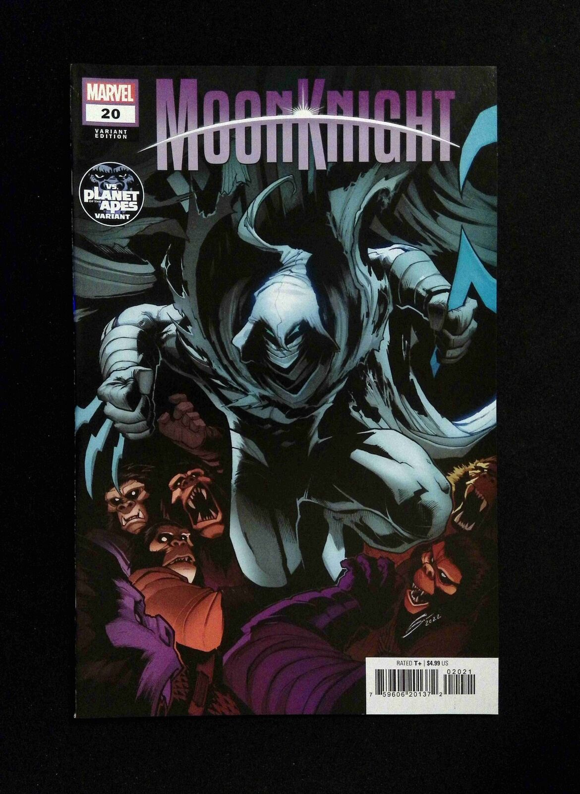 Moon Knight #20B  Marvel Comics 2023 VF+  Sandoval Variant