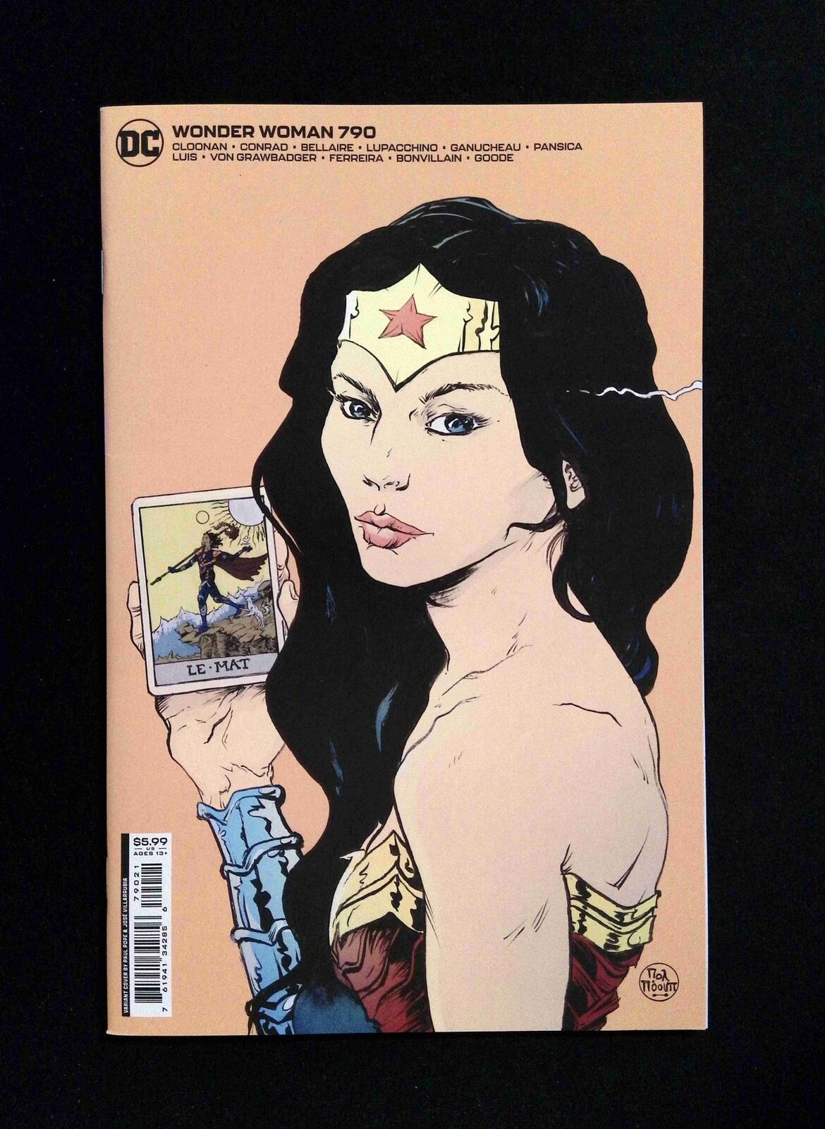 Wonder Woman #790B (5th Series) DC Comics 2022 VF/NM  Pope Variant