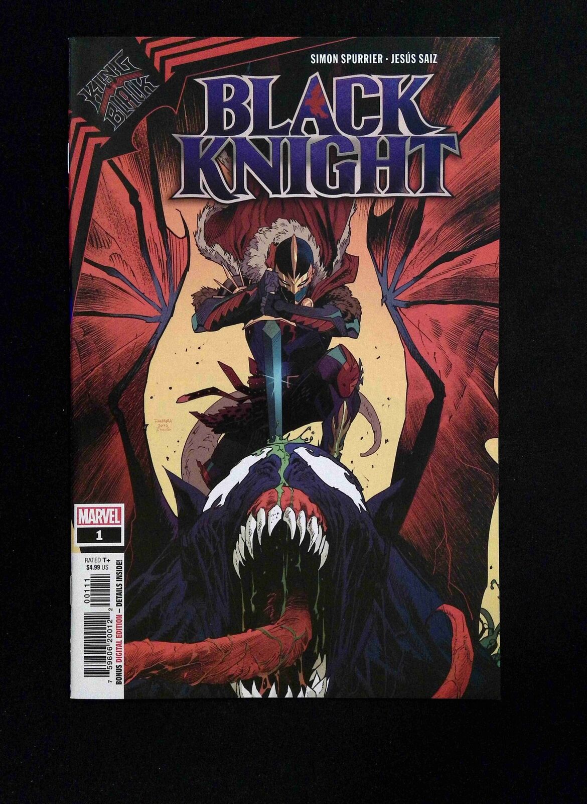 King In Black Black Knight #1  Marvel Comics 2021 VF