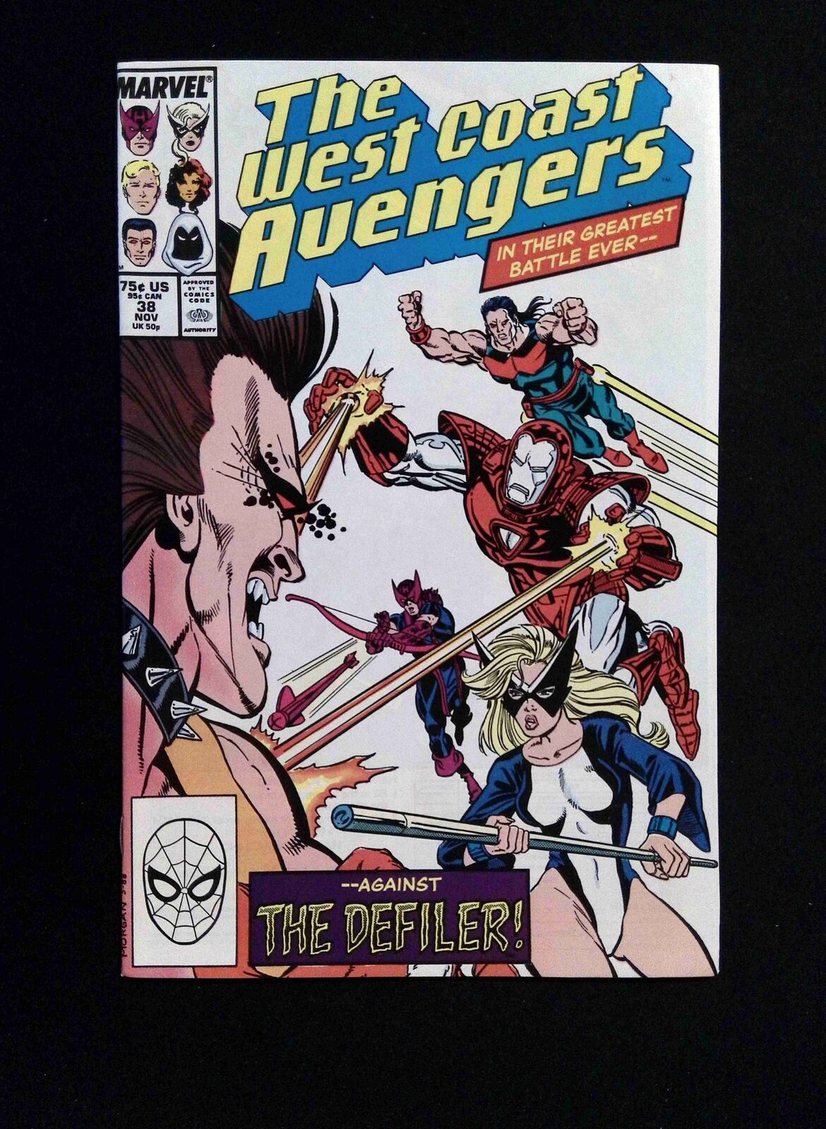 Avengers West Coast #38  MARVEL Comics 1988 VF+