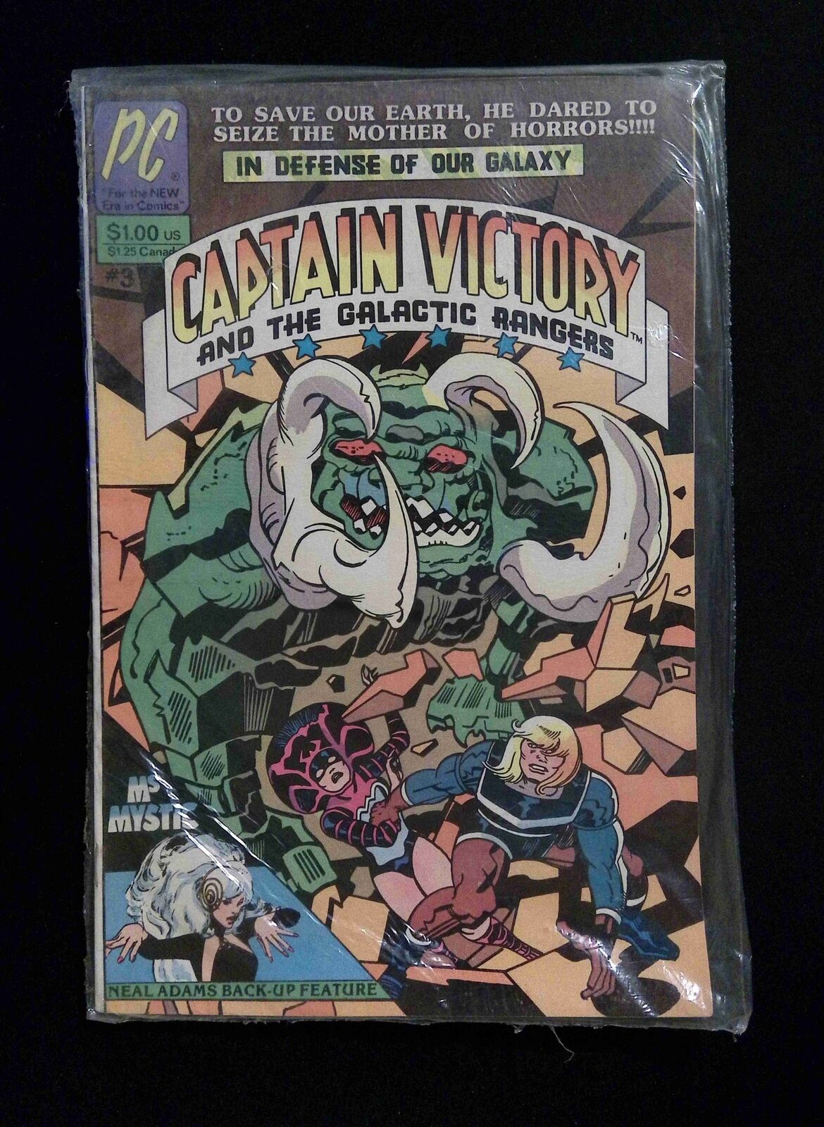 Captain Victry and  the Galactic Rangers #3  PACIFIC Comics 1982 FN/VF